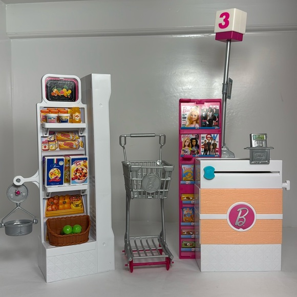 Barbie Other - Barbie Supermarket Playset